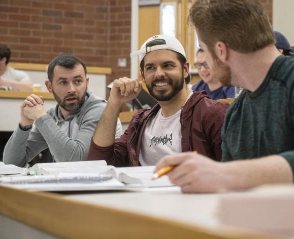 law students in classroom