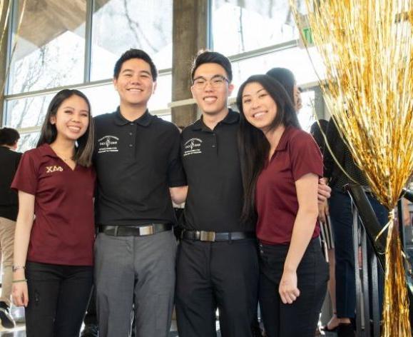 Four members of PharmD student committees 